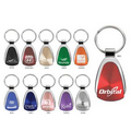 Swirl Effect Teardrop Key Tag